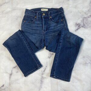 Madewell Mid Rise Stovepipe Jeans Womens Size 24 Straight Leg